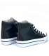 ZAPATILLA ABOTINADA POLIPIEL 988-2 NEGRO