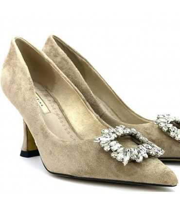 ZAPATO SALÓN BROCHE M2598 ARENA