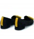 ZAPATO AZAREY  PLANO BORLAS 459F437 NEGRO