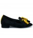 ZAPATO AZAREY  PLANO BORLAS 459F437 NEGRO