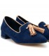 ZAPATO AZAREY  PLANO BORLAS 459F437 MARINO