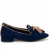 ZAPATO AZAREY  PLANO BORLAS 459F437 MARINO