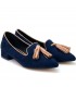 ZAPATO AZAREY  PLANO BORLAS 459F437 MARINO