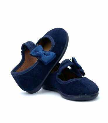 MANOLETINA NIÑA PIEL CHUCHES 900 S SIN-0016 MARINO