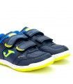 ZAPATILLA JOMA TOP FLEX JR 2203 NAVY LEMON FLUOR INDOOR