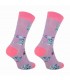 CALCETINES DIVERTIDOS MORADO PECES C220254 HOMBRE