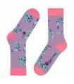 CALCETINES DIVERTIDOS MORADO PECES C220254 HOMBRE