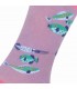 CALCETINES DIVERTIDOS MORADO PECES C220254 HOMBRE