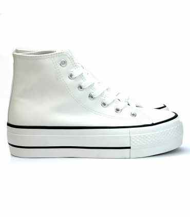 ZAPATILLA ABOTINADA CH-823 BLANCO