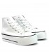 ZAPATILLA ABOTINADA CH-823 BLANCO