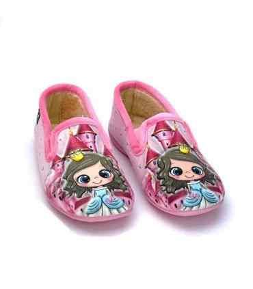 ZAPATILLA CASA JAVER PRINCESA 3-103 ROSA
