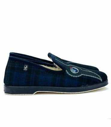 ZAPATILLA HOMBRE CERRADA LANA 106-27 MARINO