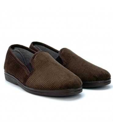 ZAPATILLA CERRADA PANA HOMBRE 230 MARRÓN