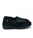 ZAPATILLA CASA MUJER VELCRO NEGRO 49-4