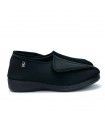 ZAPATILLA CASA MUJER VELCRO NEGRO 49-4