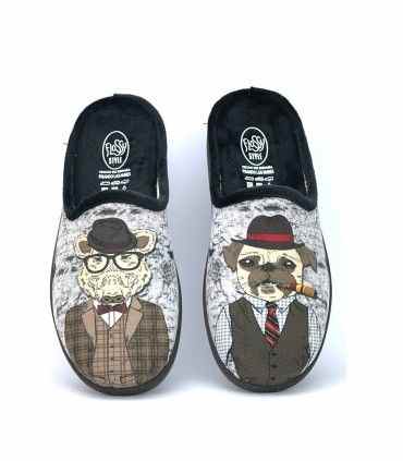 ZAPATILLA CASA DETECTIVES 27-9 NEGRO