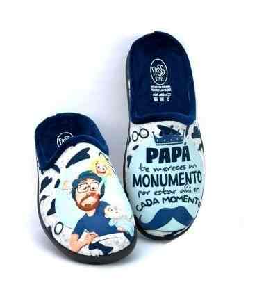 ZAPATILLA CASA PAPA 27-11 MARINO