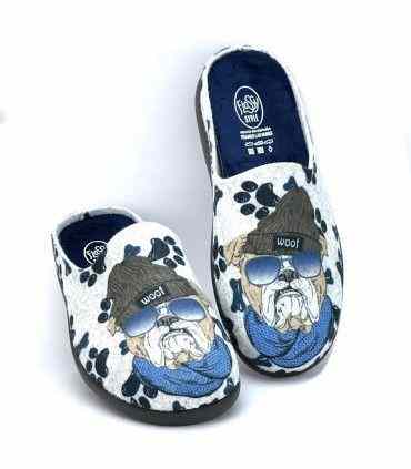 ZAPATILLA CASA PERRO 27-21 MARINO