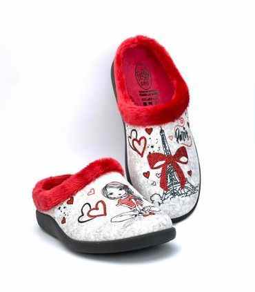 ZAPATILLA CASA CHICA 26-16 ROJO