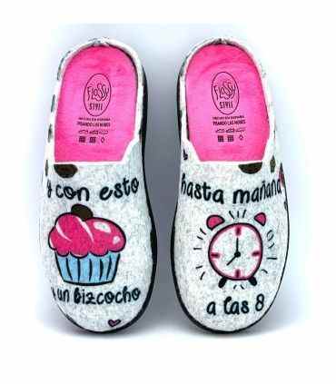 ZAPATILLA CASA PASTEL 26-33 FUCSIA