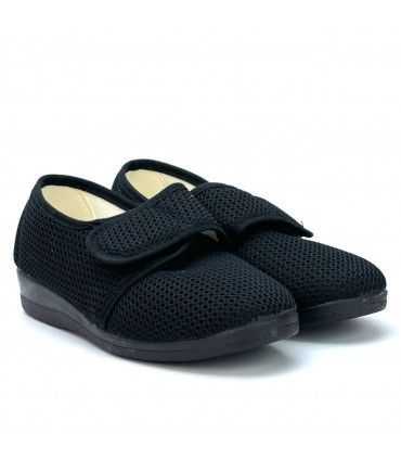 ZAPATILLA VELCRO REJILLA 2085 NEGRO