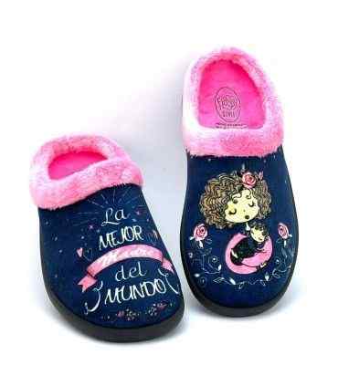 ZAPATILLA CASA MAMÁ 26-9 MARINO
