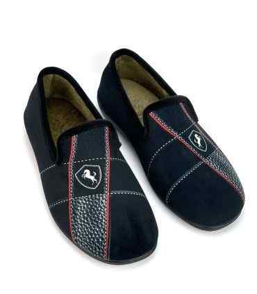 ZAPATILLA HOMBRE CERRADA CASA 318 NEGRO