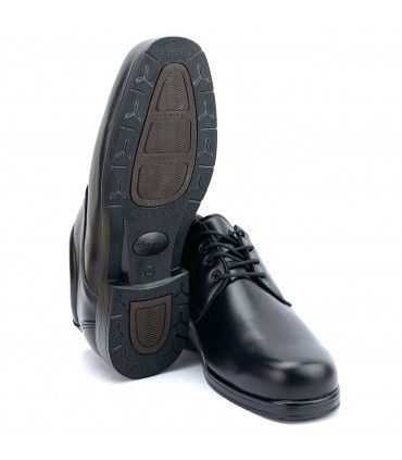 ZAPATO PIEL CORDONES CLAYAN MODELO 60 NEGRO