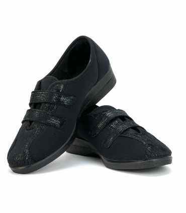 ZAPATILLA VELCRO CERRADA MUJER 5571 NEGRO