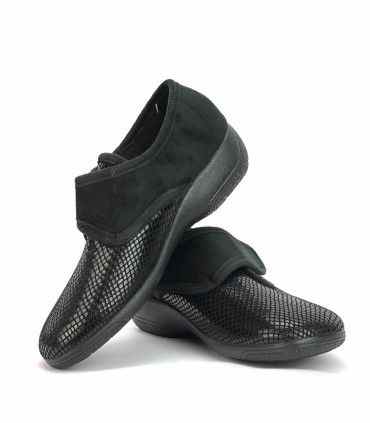 ZAPATILLA CABRERA 5333 SERPIENTE NEGRO