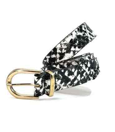 CINTURON PRINT BLANCO-NEGRO C200 PA-PE