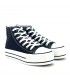 ZAPATILLA ABOTINADA POLIPIEL F630 NEGRO