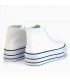 ZAPATILLA ABOTINADA POLIPIEL F630 BLANCO
