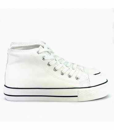 ZAPATILLA ABOTINADA POLIPIEL 2021 BLANCO