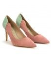 ZAPATO SALÓN AZAREY 562G397 NUDE VERDE