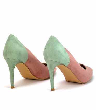 ZAPATO SALÓN AZAREY 562G397 NUDE VERDE