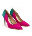 ZAPATO SALÓN AZAREY 562G397 FUCSIA VERDE