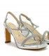 SANDALIA BRILLANTE AZAREY 459G019 PLATA