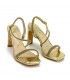 SANDALIA BRILLANTE AZAREY 459G019 ORO