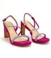 SANDALIA BRILLANTE AZAREY 459G019 FUCSIA