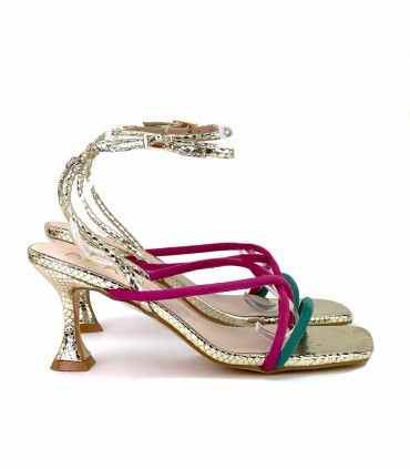 SANDALIA FIESTA TIRAS AZAREY 550G046 MULTICOLOR