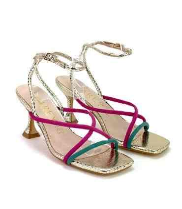 SANDALIA FIESTA TIRAS AZAREY 550G046 MULTICOLOR