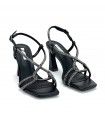 SANDALIA FIESTA BRILLANTES DWS23250 NEGRO
