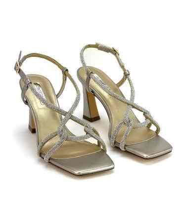 SANDALIA FIESTA BRILLANTES DWS23250 BRONCE