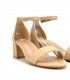 SANDALIA TACÓN ETIKA 91604 BEIG