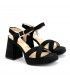 SANDALIA TACÓN BASIC N1A-1743 NEGRO