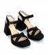 SANDALIA TACÓN BASIC N1A-1743 NEGRO