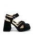 SANDALIA TACÓN BASIC N1A-1743 NEGRO