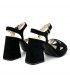 SANDALIA TACÓN BASIC N1A-1743 NEGRO