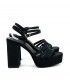 SANDALIA TACÓN N1A-1739 NEGRO